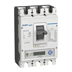 Automatic switch NM8N-630S EM 3P 630A 50kA with electric tripping device, LCD (MCCB)