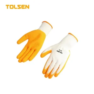 Heavy duty latex coated palm gloves
(INDUSTRIAL)